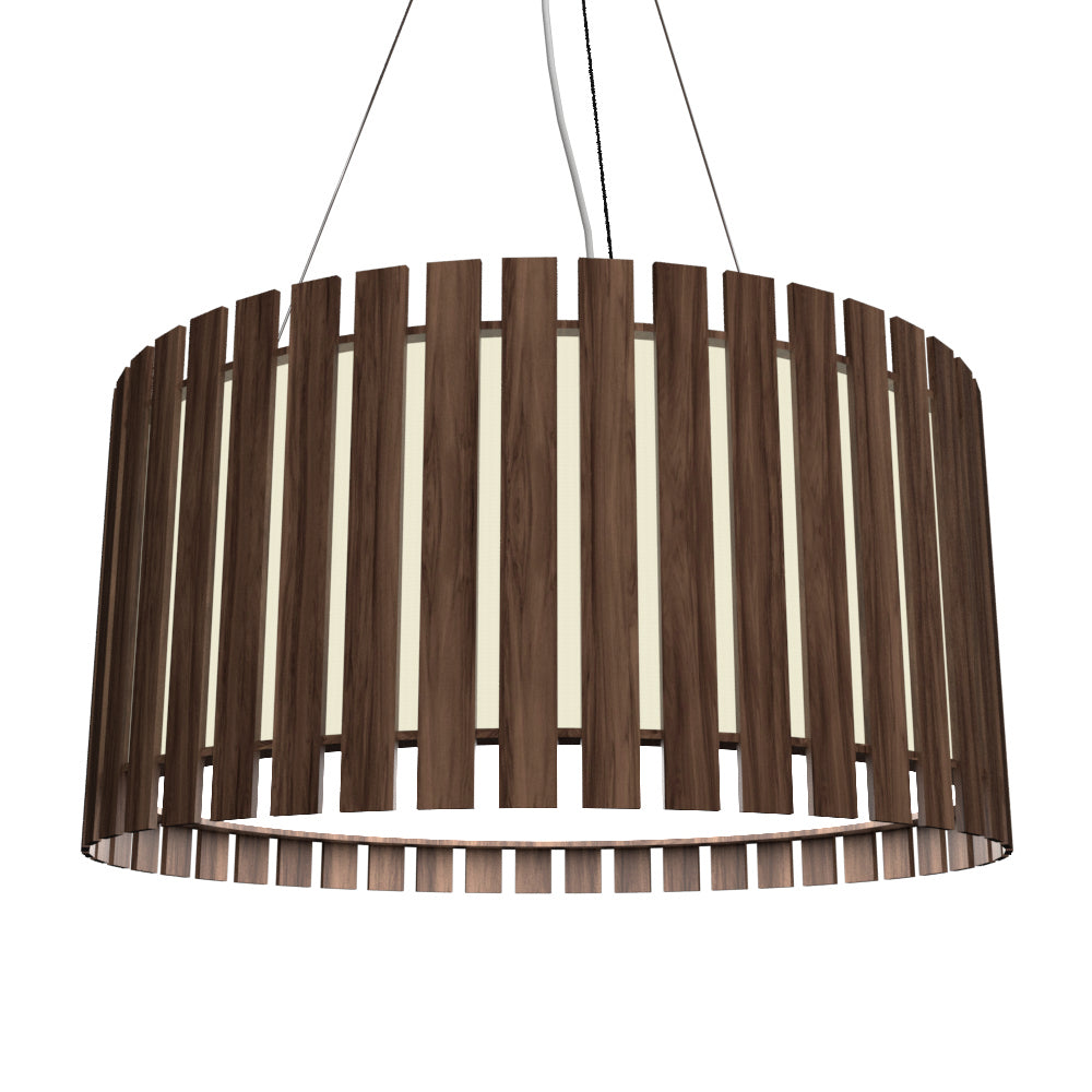 Accord Slatted 1092.18 Pendant Light - American Walnut