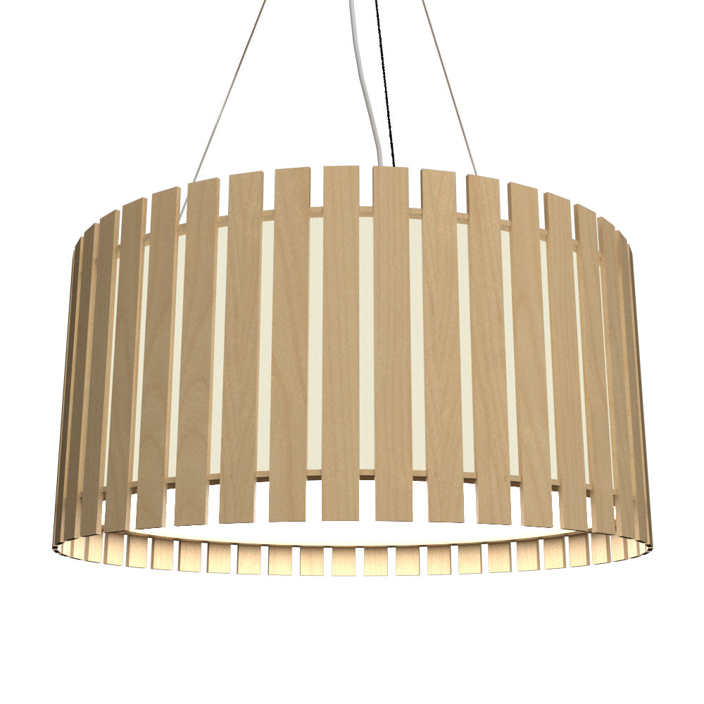 Accord Slatted 1092.34 Pendant Light - Maple