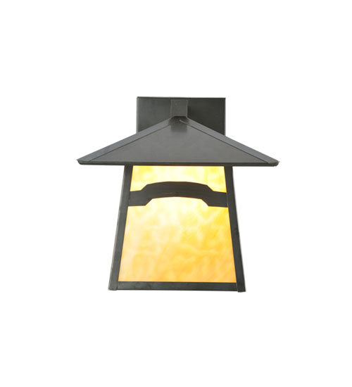 Meyda Tiffany Lighting 108611 Stillwater One Light Wall Sconce Outdoor Bronze / Dark