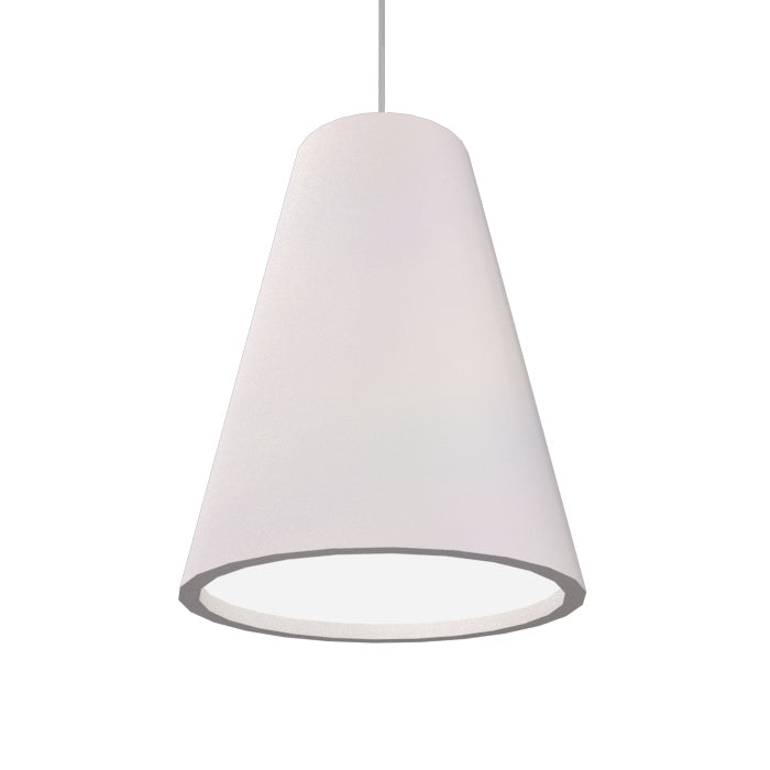 Accord Conical 1130.25 Pendant Light - Iredesent White