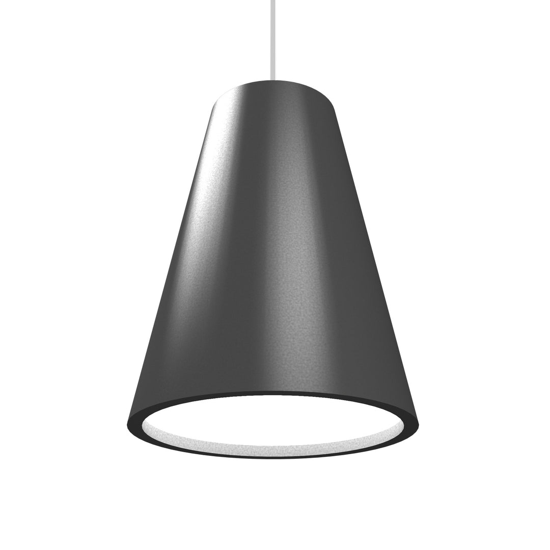 Accord Conical 1130.39 Pendant Light - Lead Grey