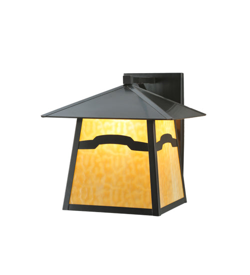 Meyda Tiffany Lighting 108614 Stillwater One Light Wall Sconce Outdoor Bronze / Dark