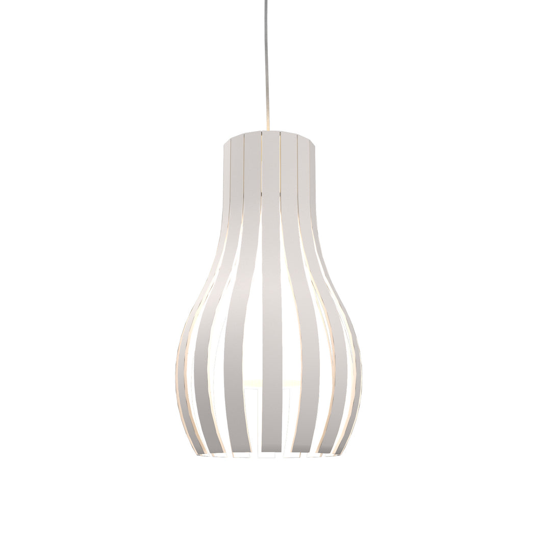 Accord Barrel 1153.25 Pendant Light - Iredesent White