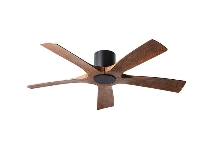 Modern Forms Fan Aviator 5 FH-W1811-5-MB/DK Ceiling Fan 54 - Matte Black/Distressed Koa, Distressed Koa/