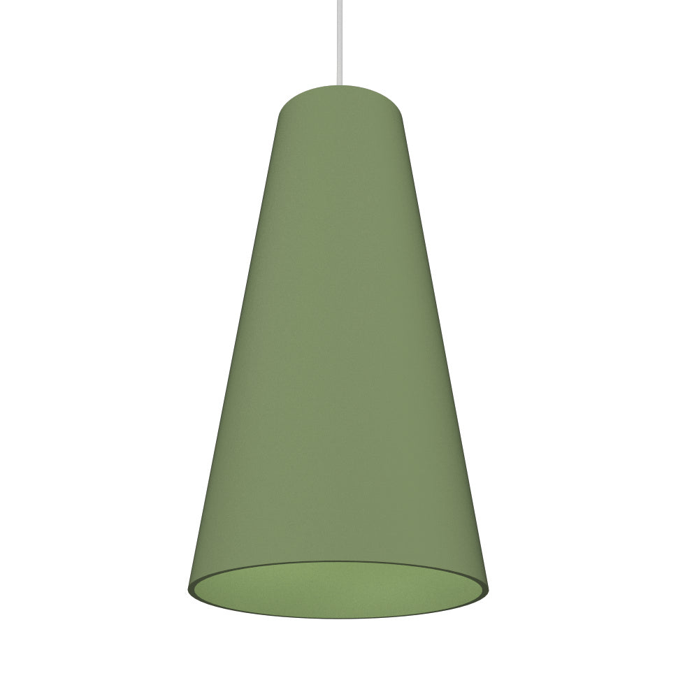 Accord Conical 1233.30 Pendant Light - Olive Green