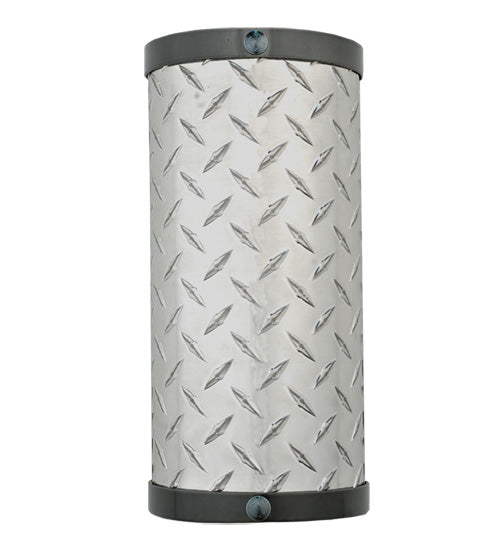 Meyda Tiffany Diamond Turbine 108693 Wall Light - Black Chrome,Stainless Steel