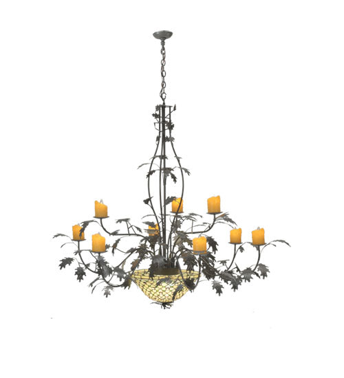 Meyda Tiffany Diamond & Jewel 108705 Chandelier Light - Timeless Bronze
