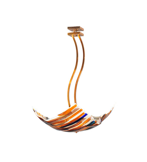 Meyda Tiffany Metro Fusion 108741 Ceiling Light - Transparent Copper