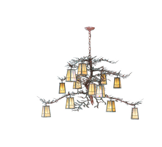 Meyda Tiffany Pine Branch 108758 Chandelier Light - Rust