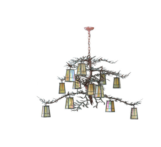 Meyda Tiffany Pine Branch 108758 Chandelier Light - Rust