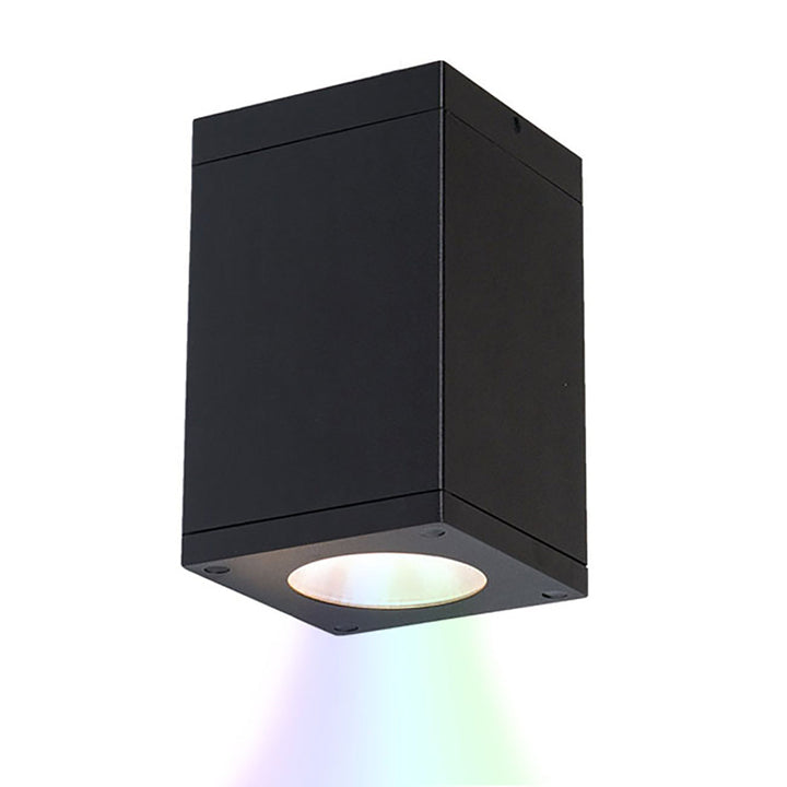 Wac Lighting DC-CD05-F-CC-BK Modern Cube Arch Outdoor Black