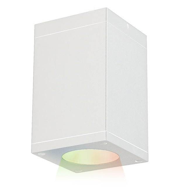 Wac Lighting DC-CD05-F-CC-WT Modern Cube Arch Outdoor White