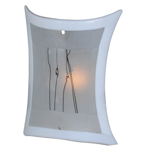 Meyda Tiffany Lighting 108793 Metro Fusion Glass Panel Lamp Shade Light
