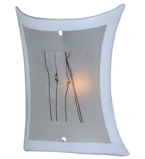 Meyda Tiffany Lighting 108793 Metro Fusion Glass Panel Lamp Shade Light