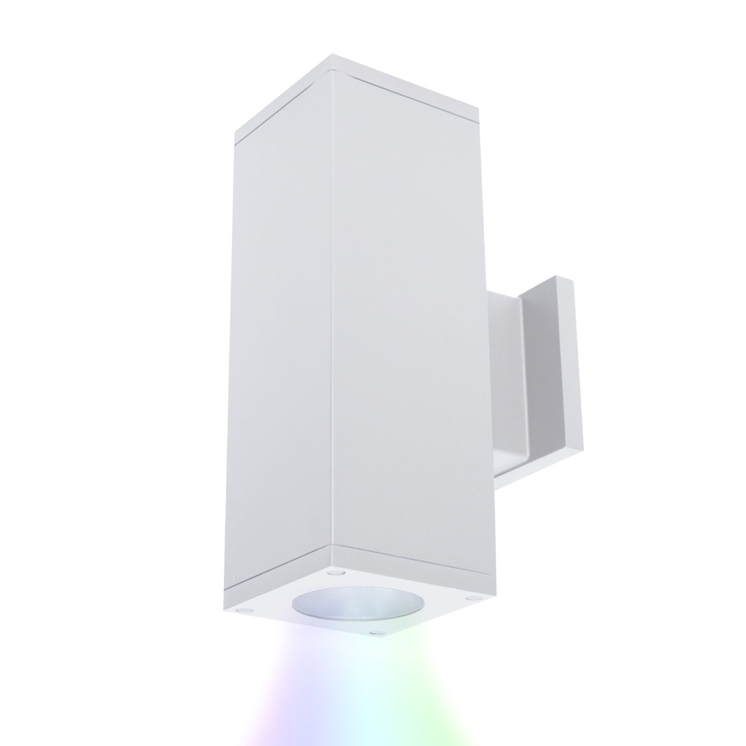 Wac Lighting DC-WD05-NS-CC-WT Modern Cube Arch Outdoor White