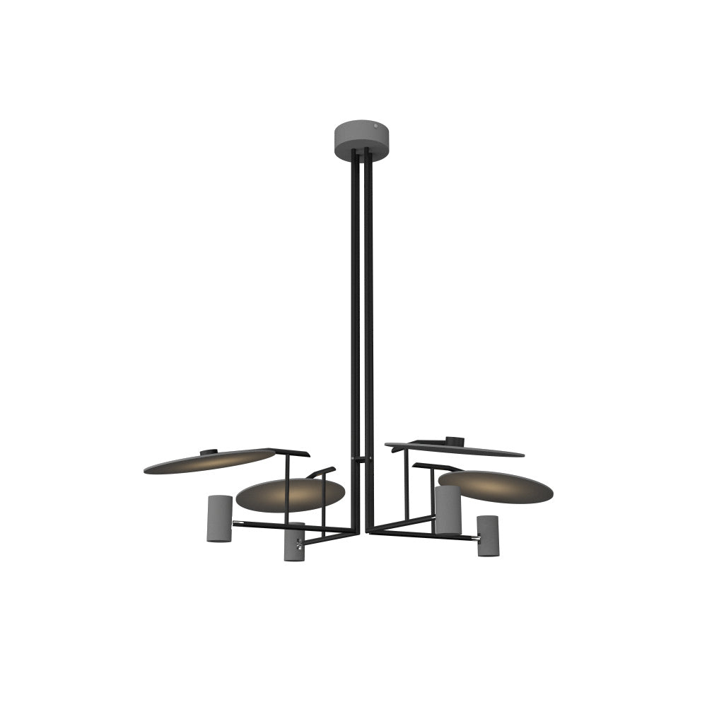 Accord Dot 1419.39 Chandelier Light - Lead Grey