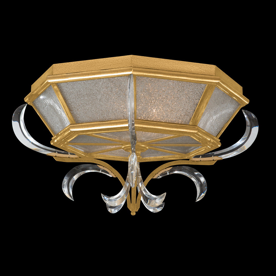 Fine Art Beveled Arcs 704240-SF3 Ceiling Light - Gold Leaf