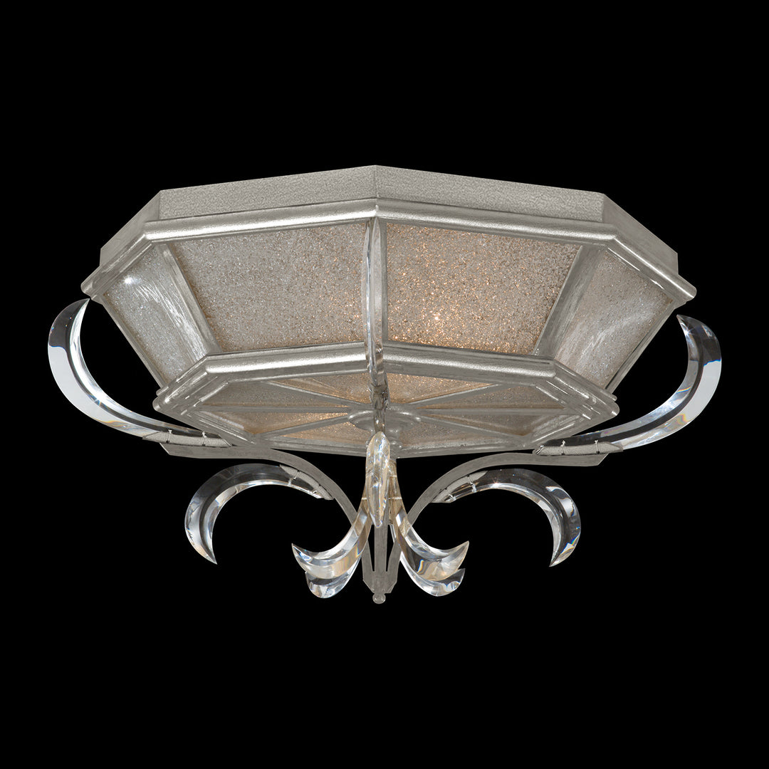 Fine Art Beveled Arcs 704240-SF4 Ceiling Light - Silver Leaf