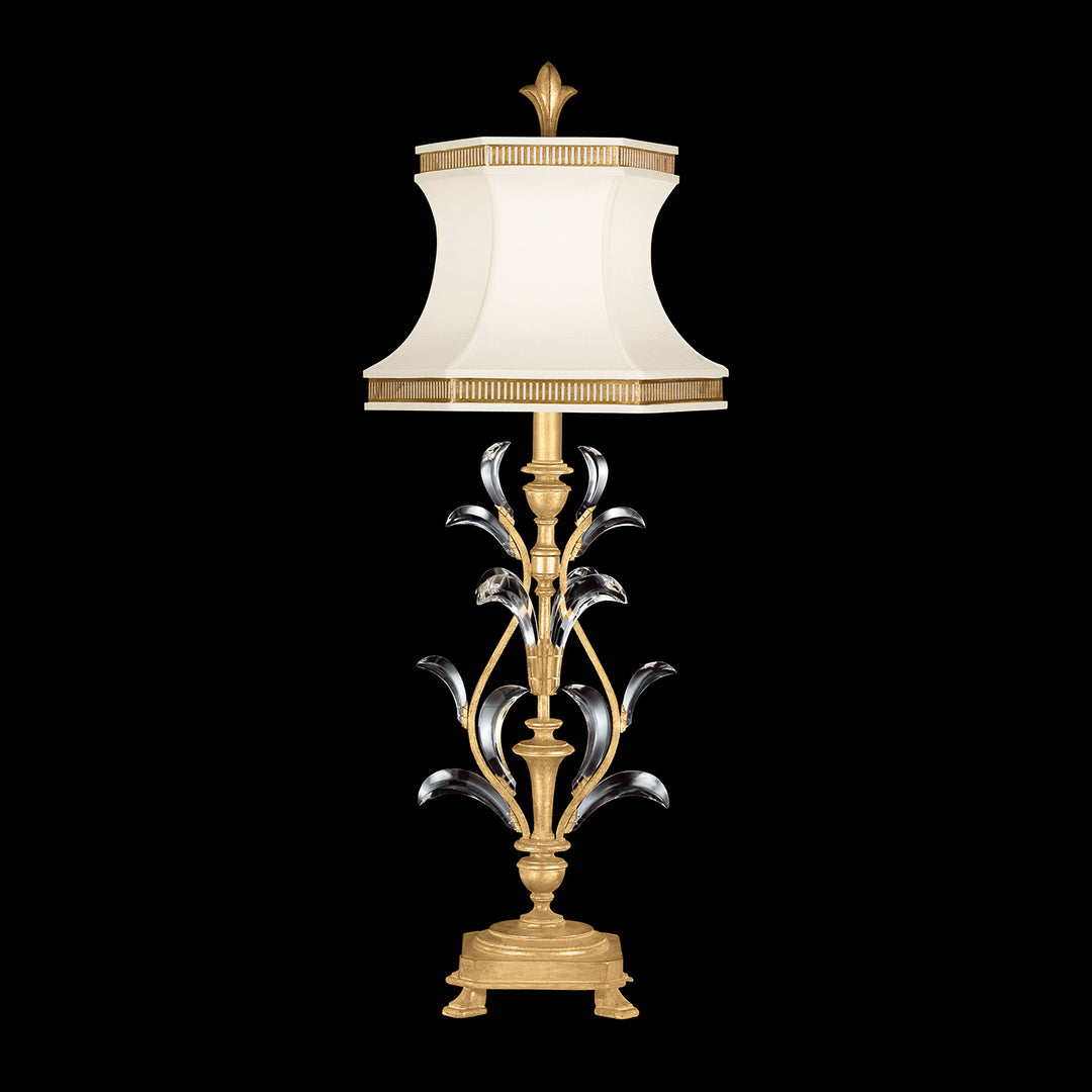 Fine Art Lighting 737810-SF3 Beveled Arcs One Light Table Lamp Lamp Gold, Champ, Gld Leaf