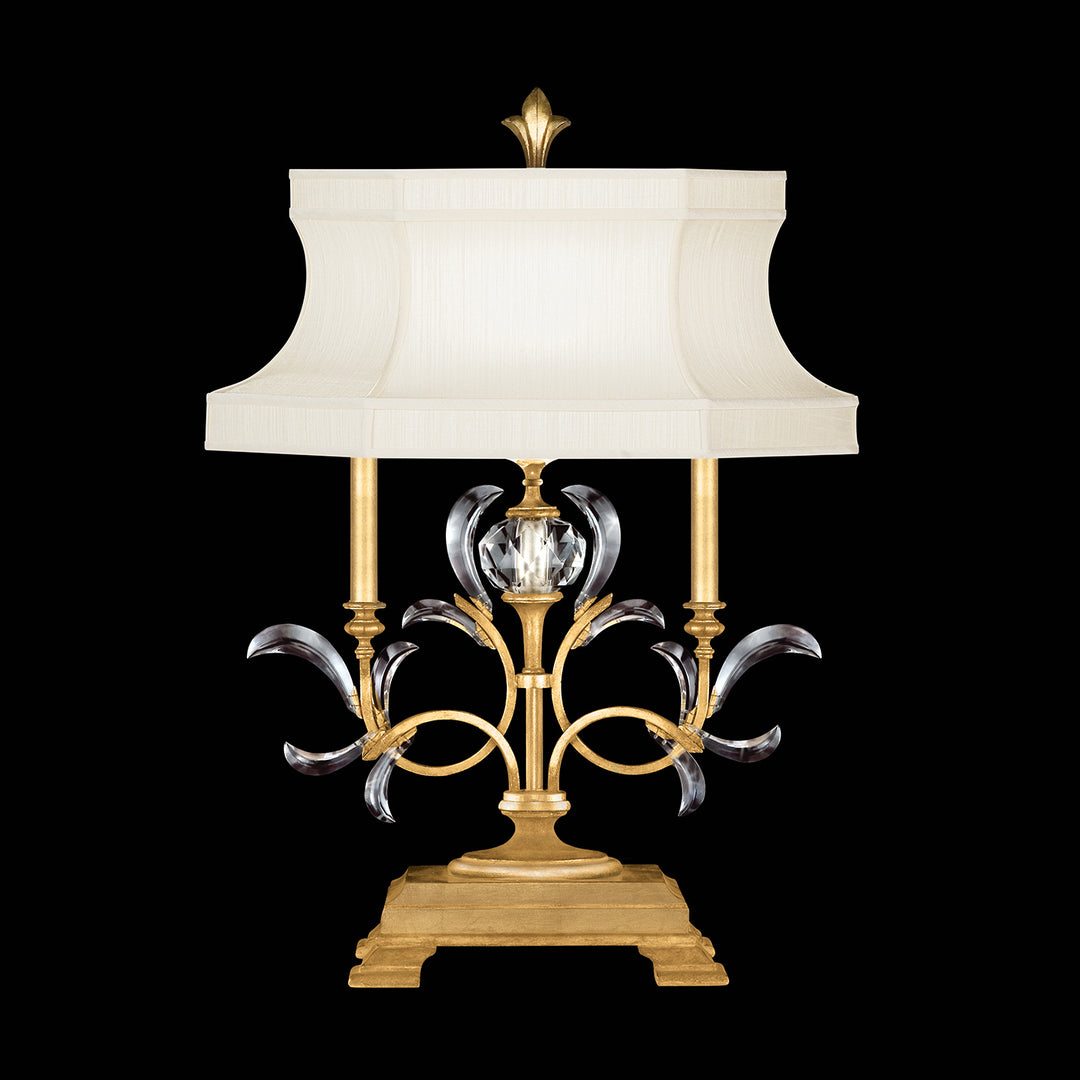 Fine Art Lighting 737910-SF3 Beveled Arcs One Light Table Lamp Lamp Gold, Champ, Gld Leaf