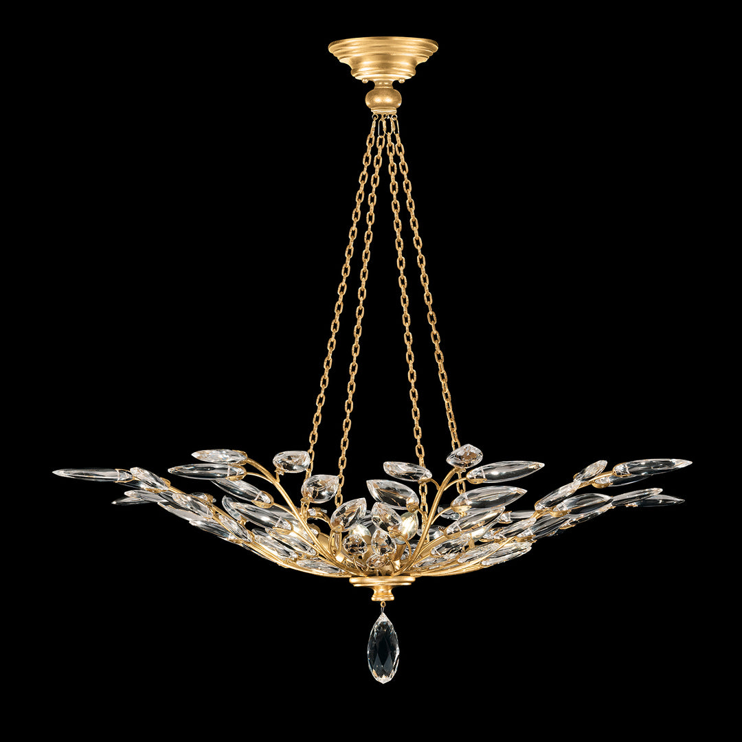Fine Art Crystal Laurel 753640-SF3 Pendant Light - Gold Leaf