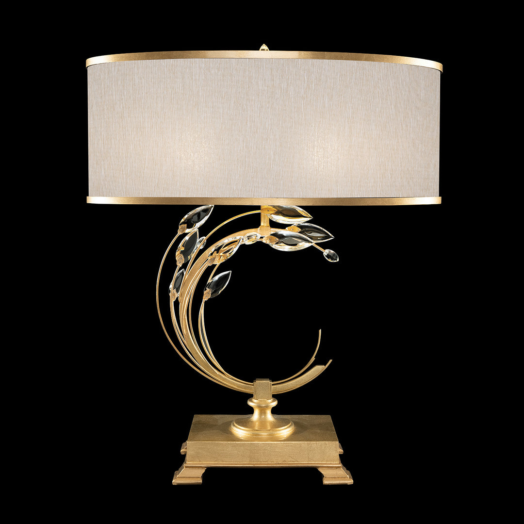 Fine Art Lighting 758610-SF33 Crystal Laurel One Light Table Lamp Lamp Gold, Champ, Gld Leaf