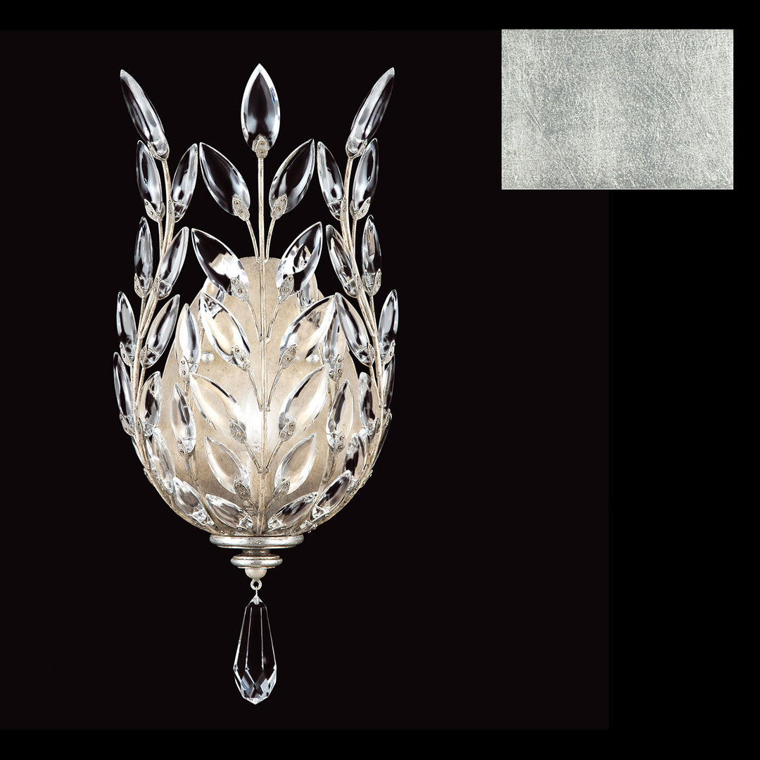 Fine Art Crystal Laurel 759550-SF4 Wall Light - Silver Leaf