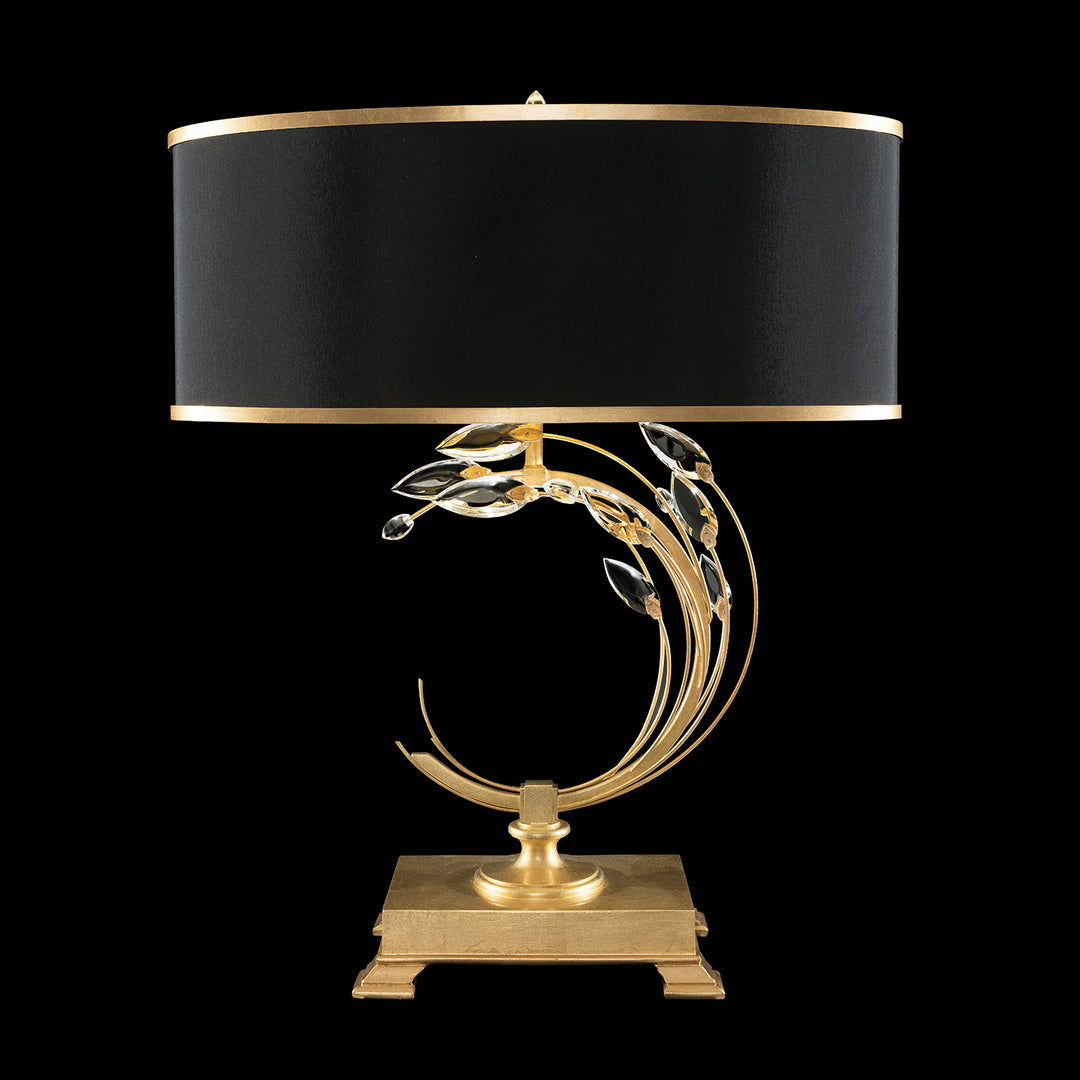 Fine Art Lighting 771510-SF34 Crystal Laurel One Light Table Lamp Lamp Gold, Champ, Gld Leaf