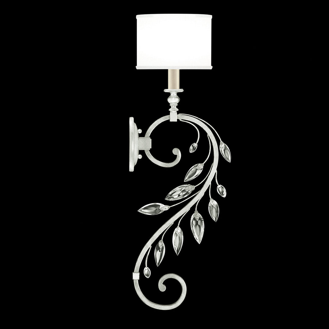 Fine Art Crystal Laurel 774650-SF41 Wall Light - Silver Leaf