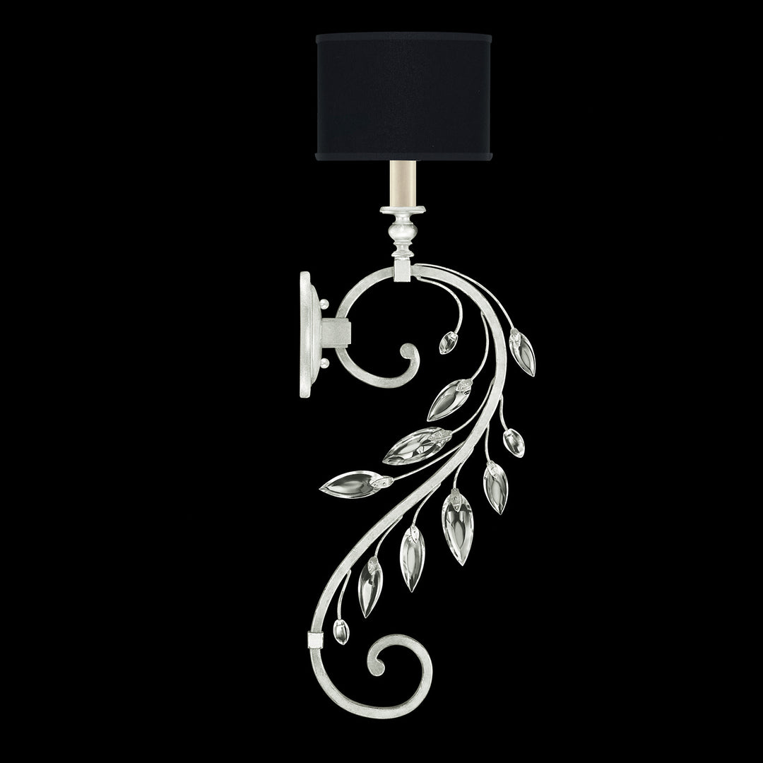 Fine Art Crystal Laurel 774650-SF42 Wall Light - Silver Leaf