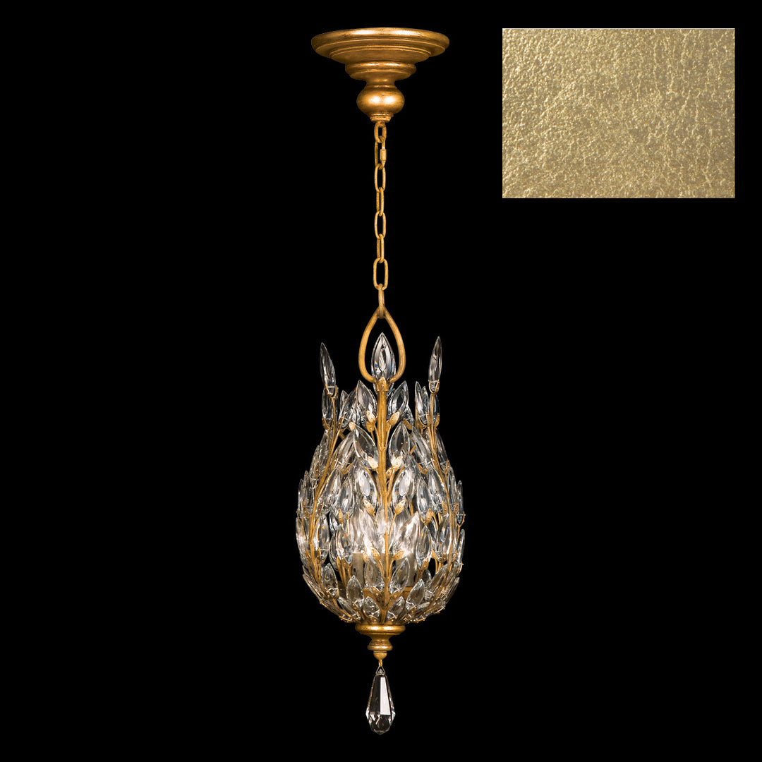Fine Art Crystal Laurel 804640-SF3 Pendant Light - Gold Leaf