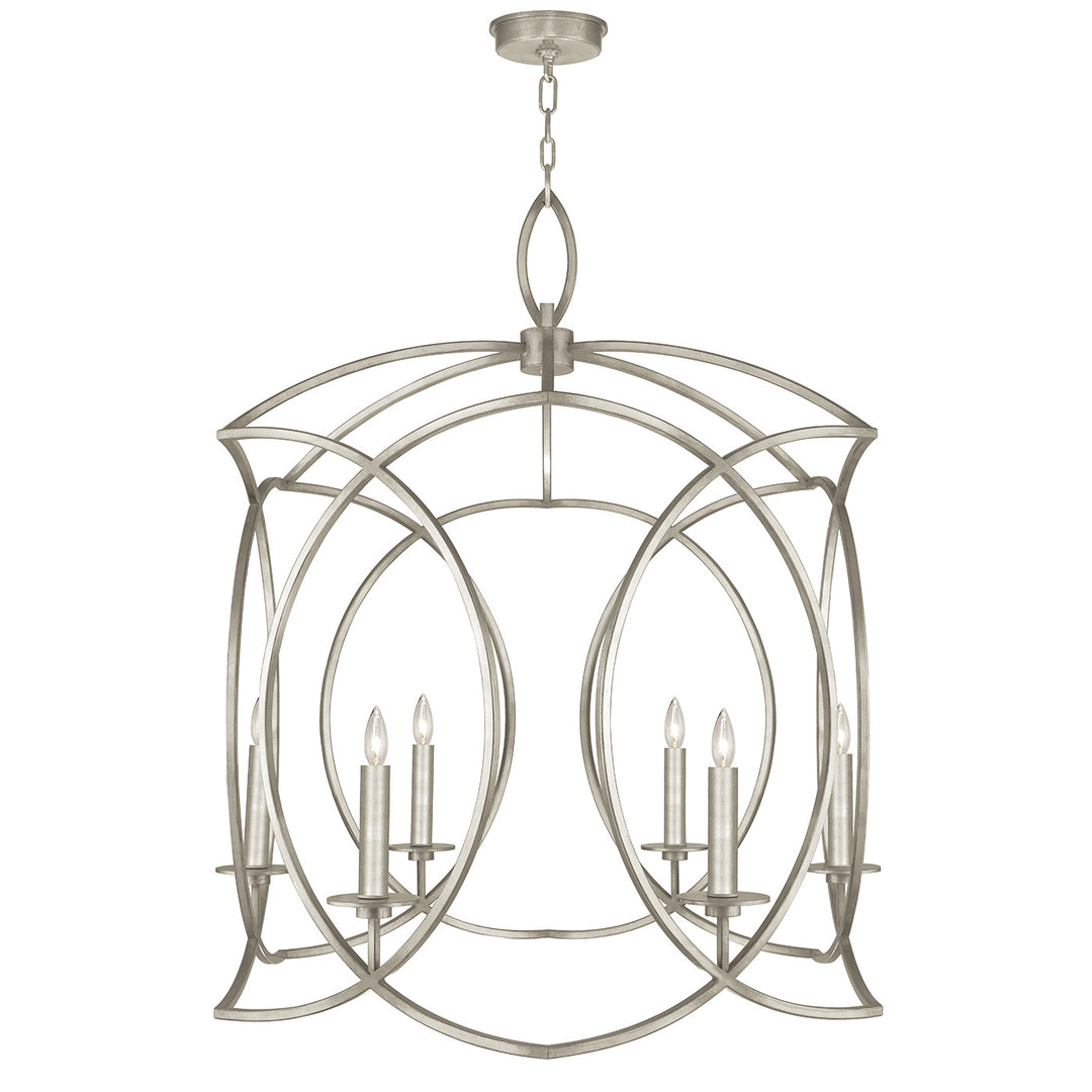Fine Art Cienfuegos 889840-SF4 Pendant Light - Silver Leaf