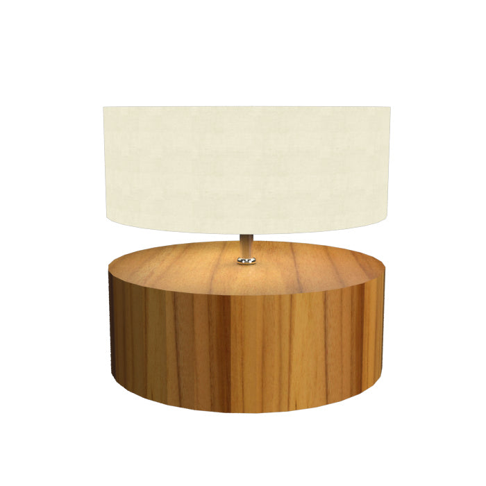 Accord Lighting 145.12 Cylindrical Led Table Lamp Lamp Wood/Stone/Naturals