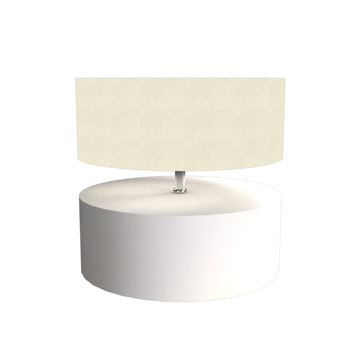 Accord Lighting 145.25 Cylindrical Led Table Lamp Lamp White