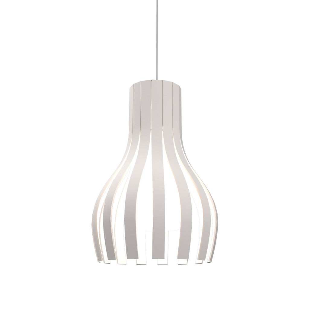 Accord Barrel 269.25 Pendant Light - Iredesent White