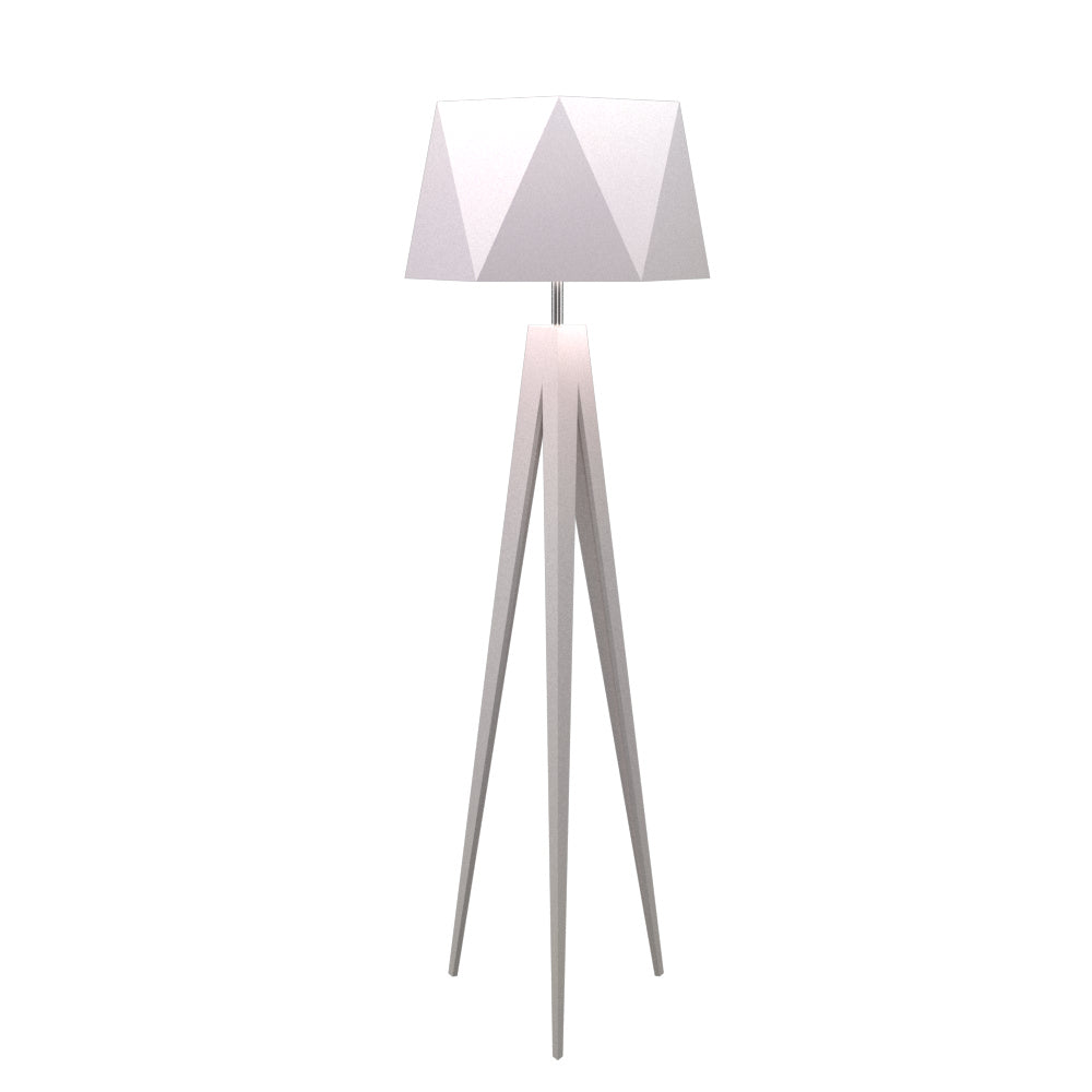 Accord Lighting 3034.25 Facet Led Floor Lamp Lamp White