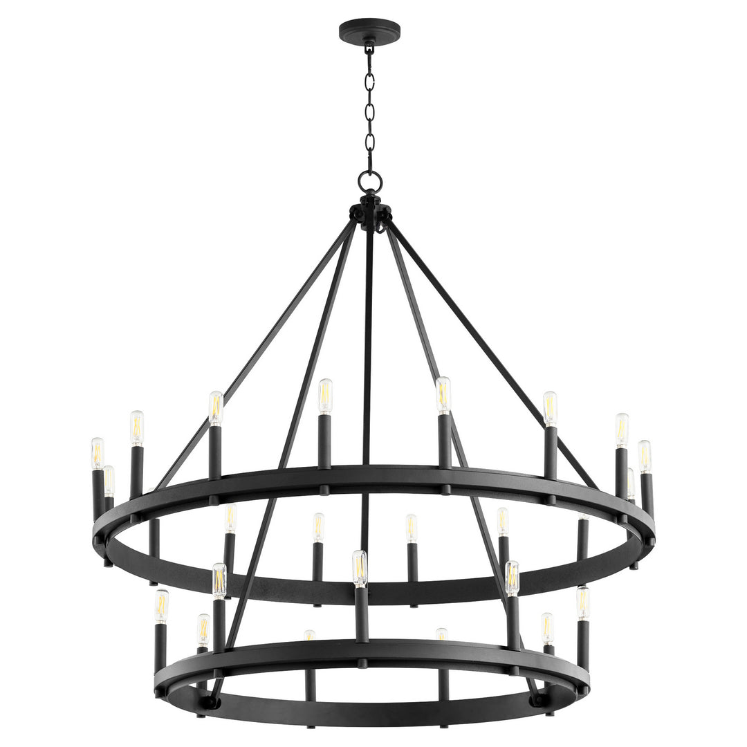 Quorum Aura 611-25-69 Chandelier Light - Textured Black