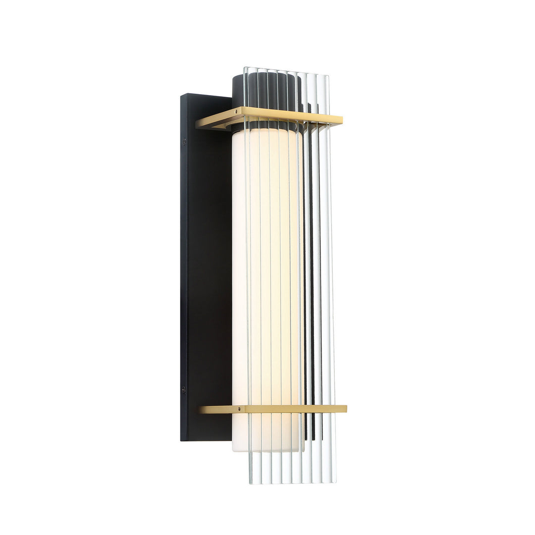George Kovacs Lighting P1511-707-L Midnight Gold Led Outdoor Lantern Outdoor Black