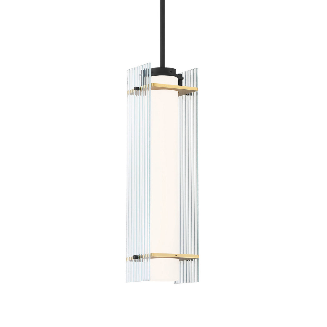 George Kovacs Midnight Gold P1519-707-L Pendant Light - Sand Coal And Honey Gold