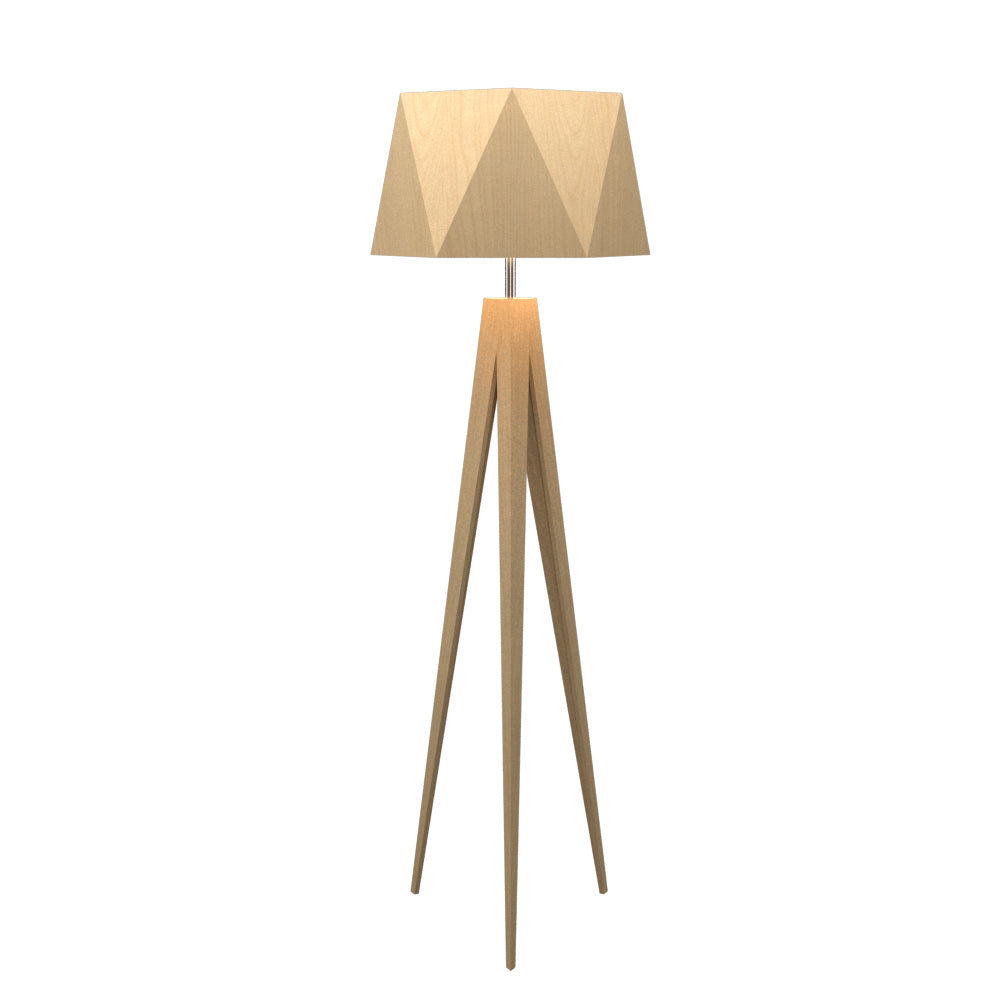 Accord Lighting 3034.34 Facet Led Floor Lamp Lamp Wood/Stone/Naturals