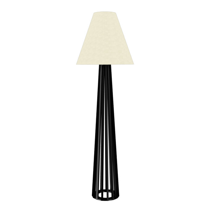 Accord Lighting 361.02 Slatted Led Floor Lamp Lamp Black