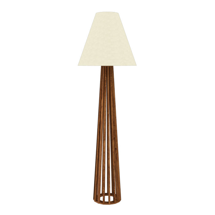 Accord Lighting 361.06 Slatted Led Floor Lamp Lamp Wood/Stone/Naturals