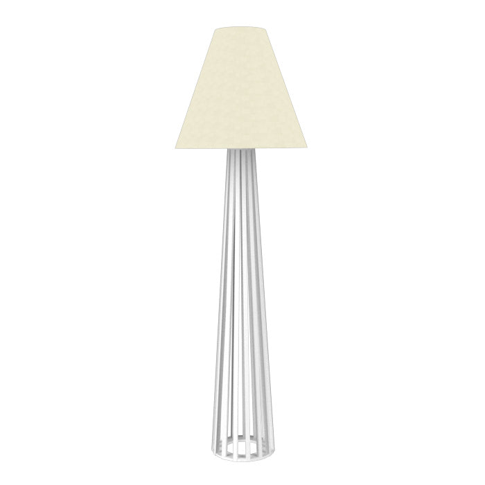 Accord Lighting 361.07 Slatted Led Floor Lamp Lamp White