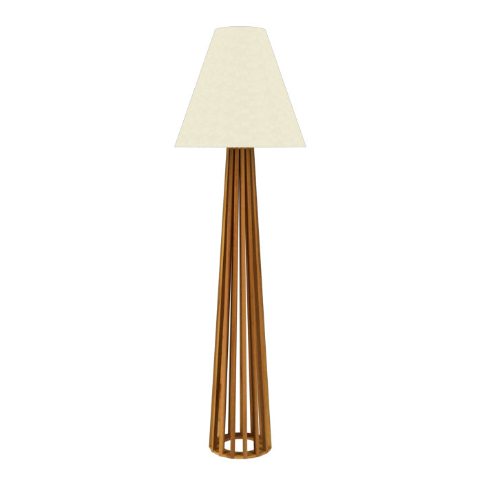 Accord Lighting 361.12 Slatted Led Floor Lamp Lamp Wood/Stone/Naturals