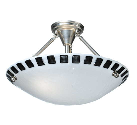 Meyda Tiffany Metro Fusion 109062 Ceiling Light - Nickel