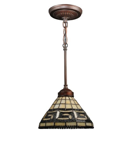 Meyda Tiffany Greek Key 109063 Pendant Light - Cafe-Noir