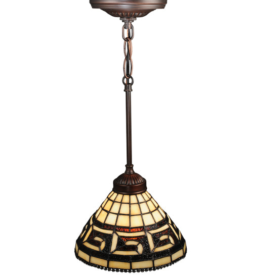 Meyda Tiffany Greek Key 109063 Pendant Light - Cafe-Noir