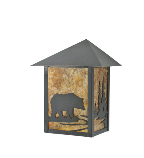 Meyda Tiffany Lighting 109131 Seneca One Light Wall Sconce Outdoor Bronze / Dark