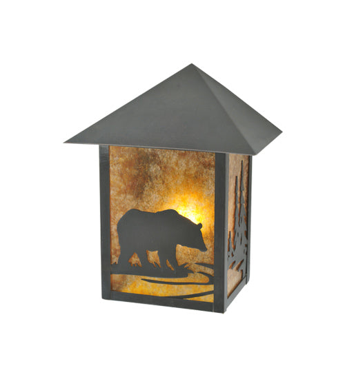 Meyda Tiffany Lighting 109131 Seneca One Light Wall Sconce Outdoor Bronze / Dark