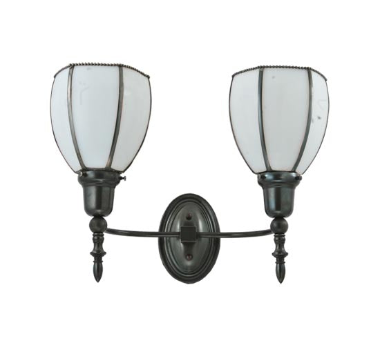 Meyda Tiffany Borough Hall 109136 Wall Light - Craftsman Brown